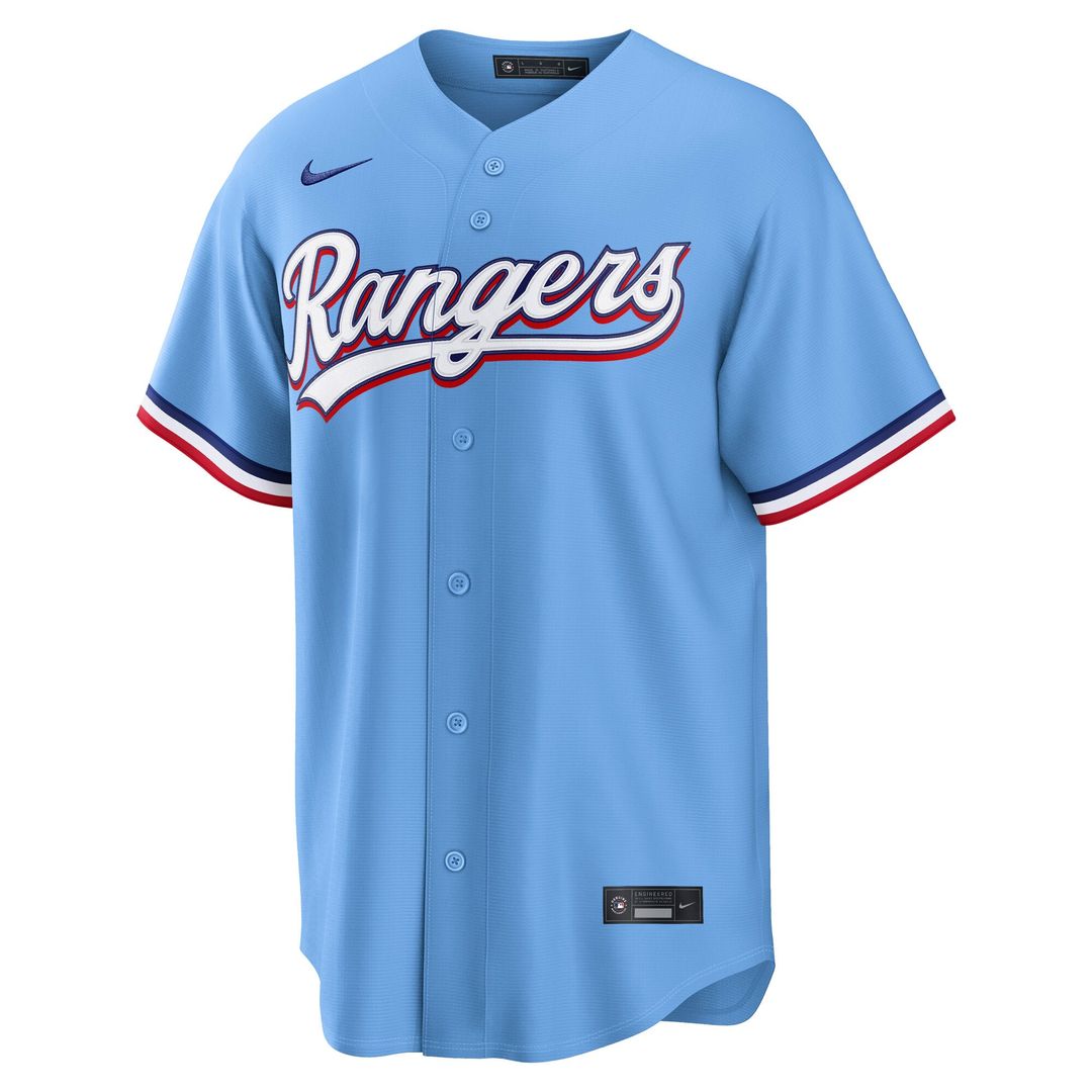 Corey Seager Texas Rangers Alternate Replica Jersey - Light Blue