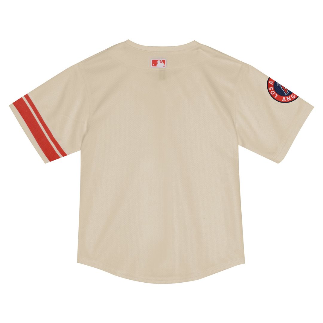 Los Angeles Angels Toddler City Connect Team Limited Jersey - Natural