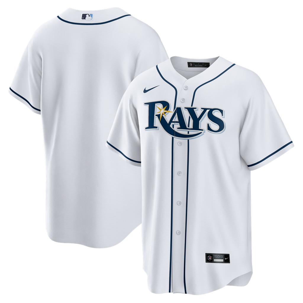 Tampa Bay Rays Home Big & Tall Replica Jersey - White