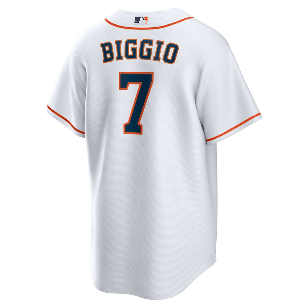 Craig Biggio Houston Astros Home Retired Player Replica Jersey - White