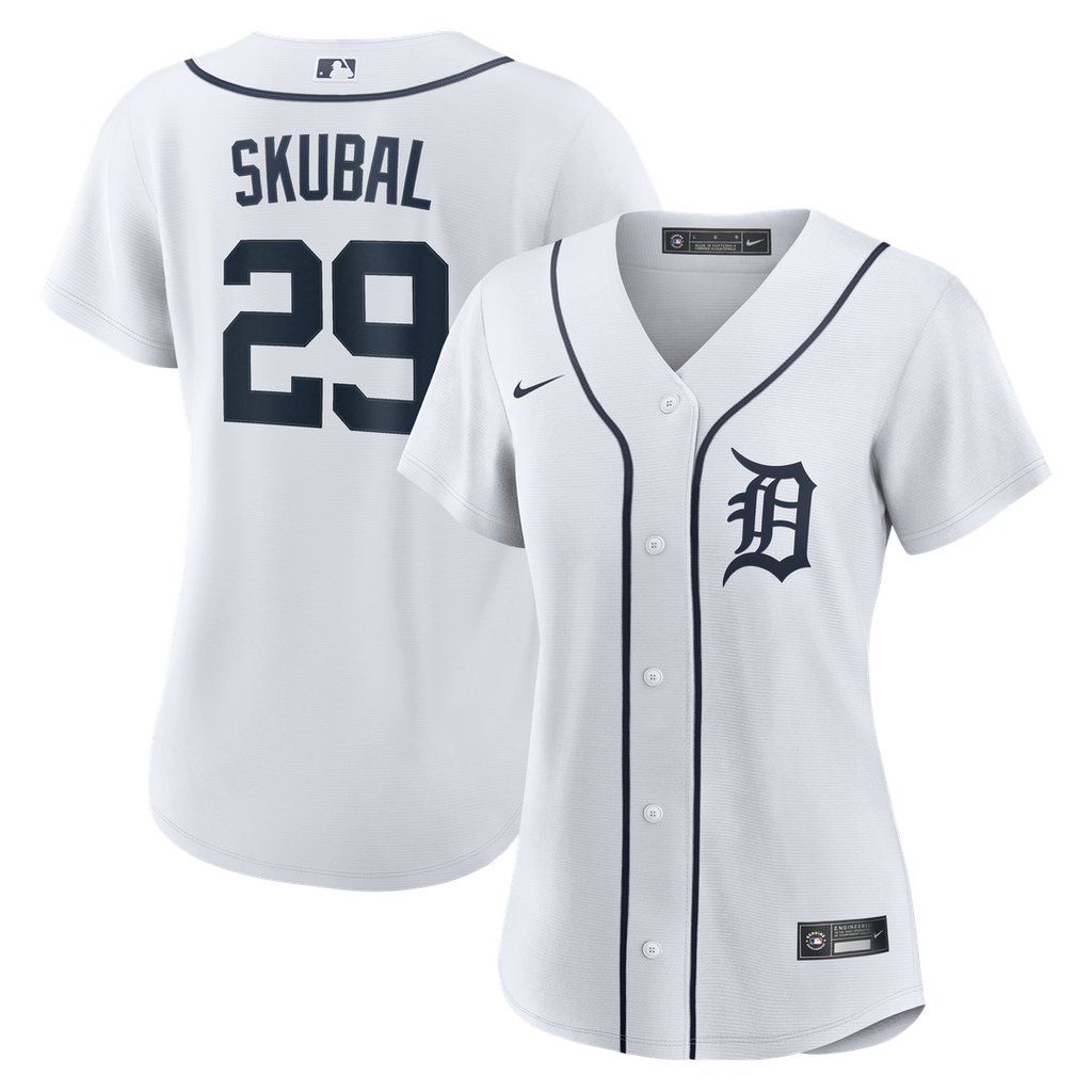 Tarik Skubal Detroit Tigers Women's Home Replica Player Jersey - White