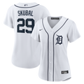 Tarik Skubal Detroit Tigers Women's Home Replica Player Jersey - White