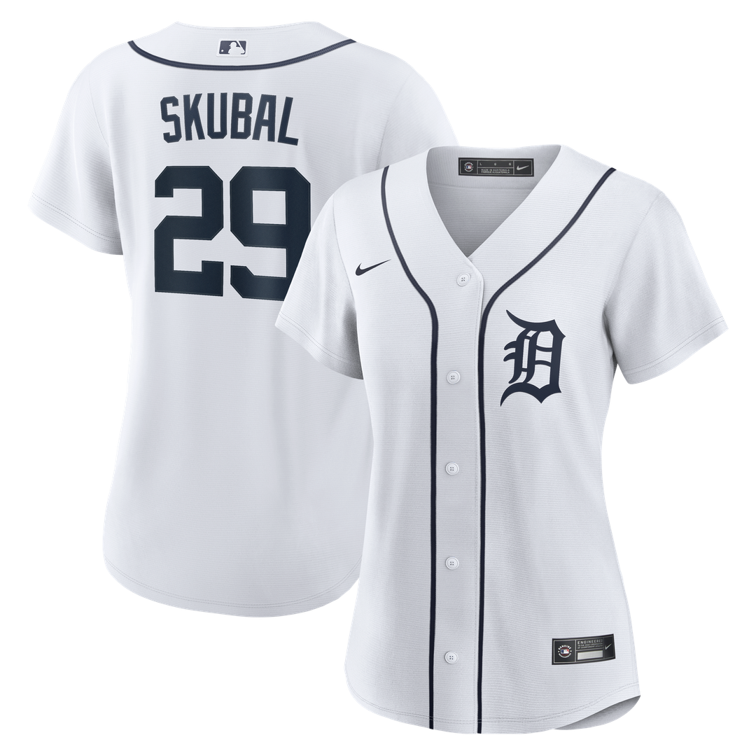 Tarik Skubal Detroit Tigers Women's Home Replica Player Jersey - White