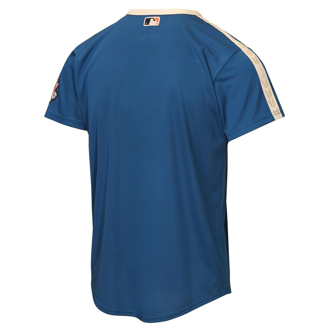 Milwaukee Brewers Youth 2026 City Connect Stadium Jersey - Mineral Blue