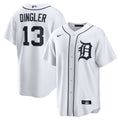 Dillon Dingler Detroit Tigers Home Replica Jersey - White