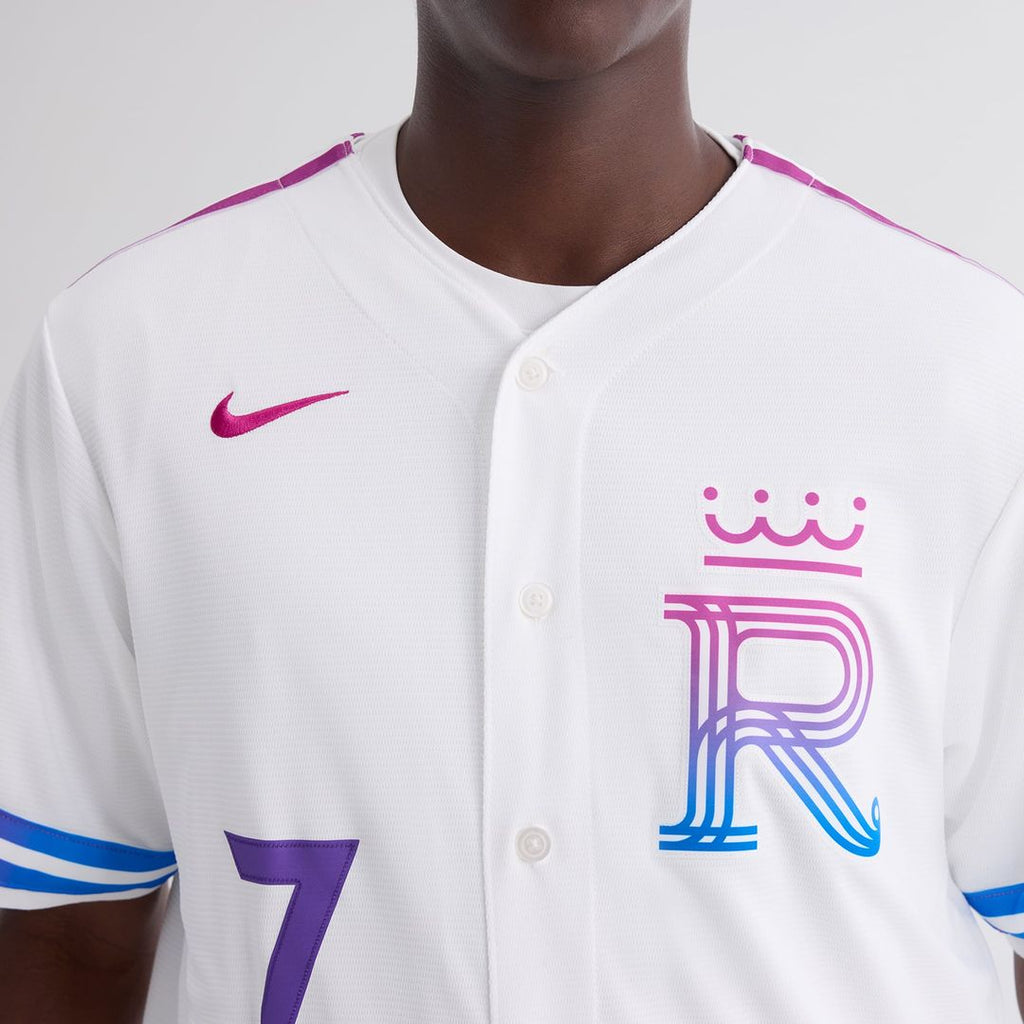 Bobby Witt Jr. Kansas City Royals 2026 City Connect Stadium Jersey - White