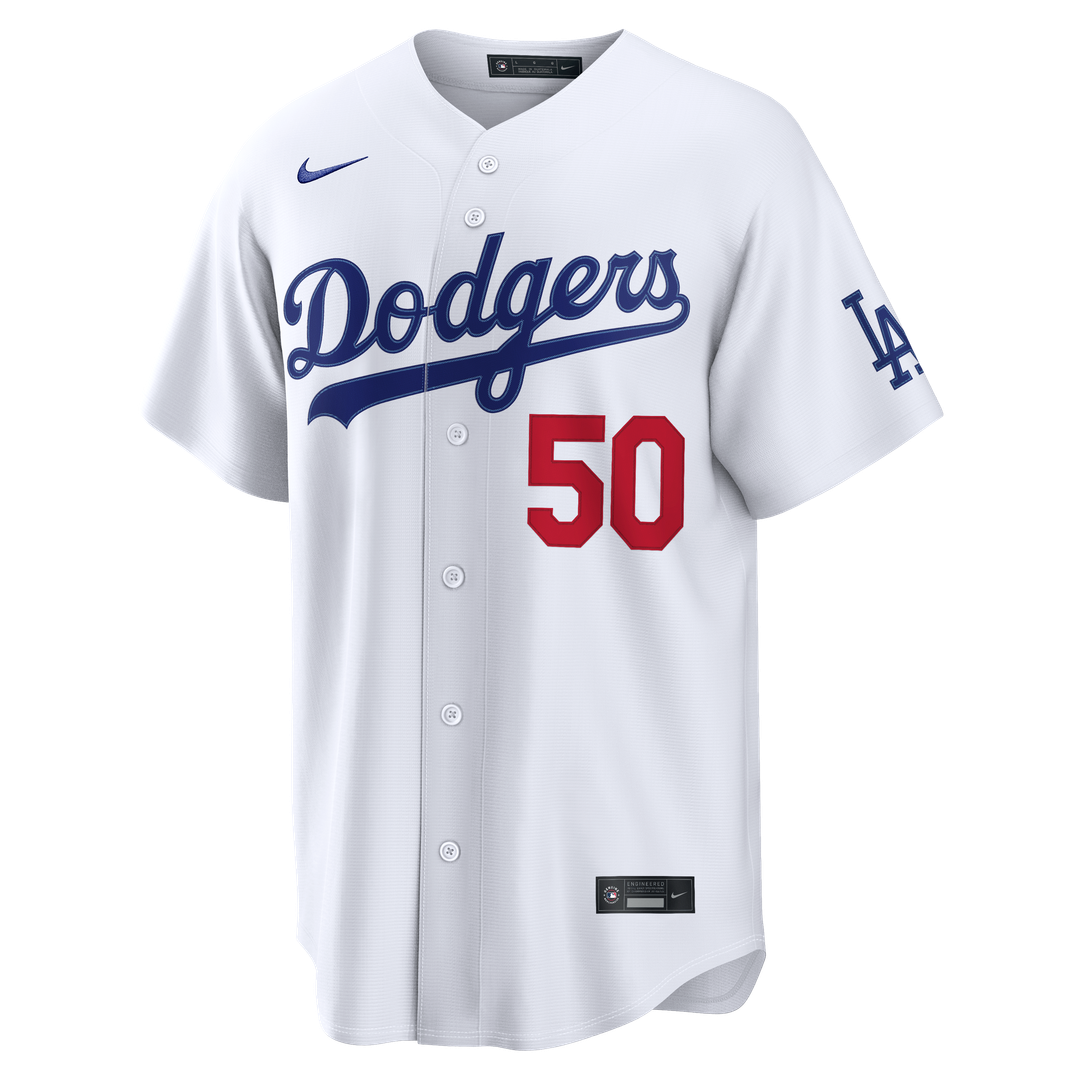 Mookie Betts Los Angeles Dodgers Home Stadium Jersey - White