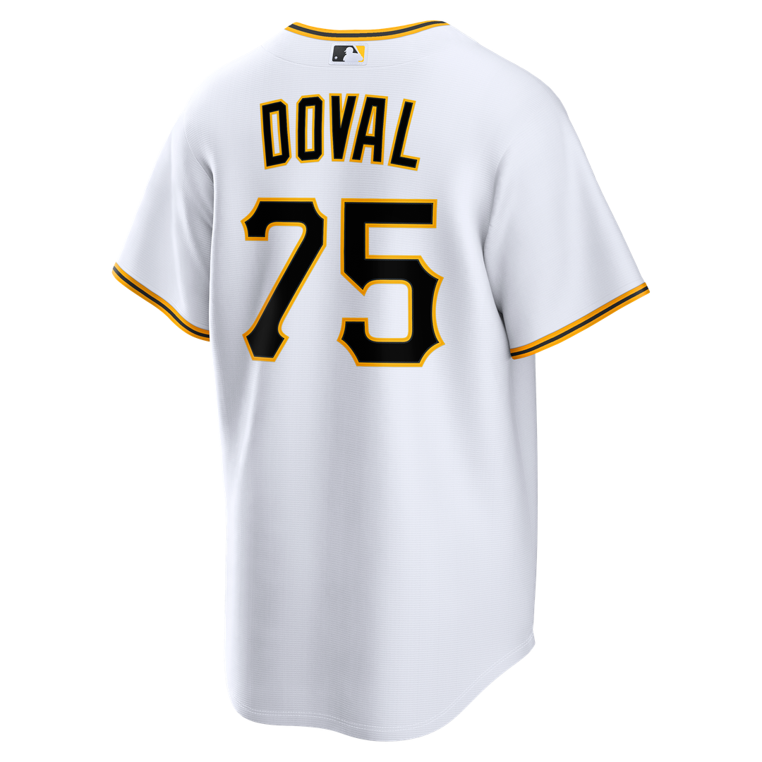 Camilo Doval Pittsburgh Pirates Home Replica Jersey - White