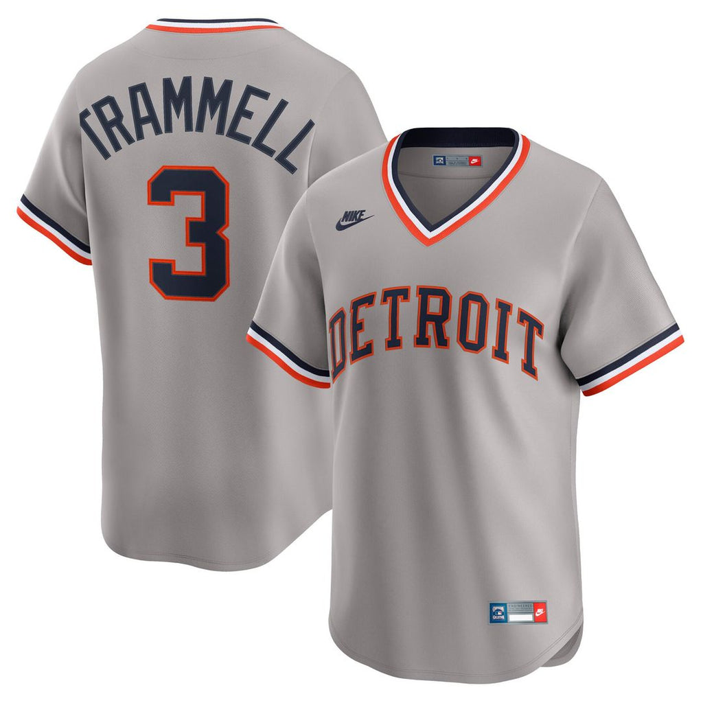 Alan Trammell Detroit Tigers Cooperstown Collection Limited Jersey - Gray