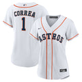 Carlos Correa Houston Astros Women's Home Replica Jersey - White