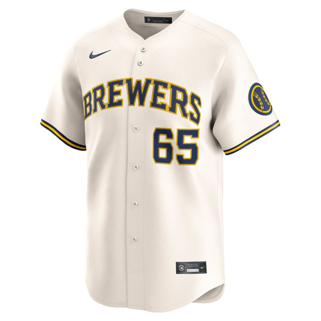 Nestor Cortes Milwaukee Brewers Home Limited Player Jersey - Cream
