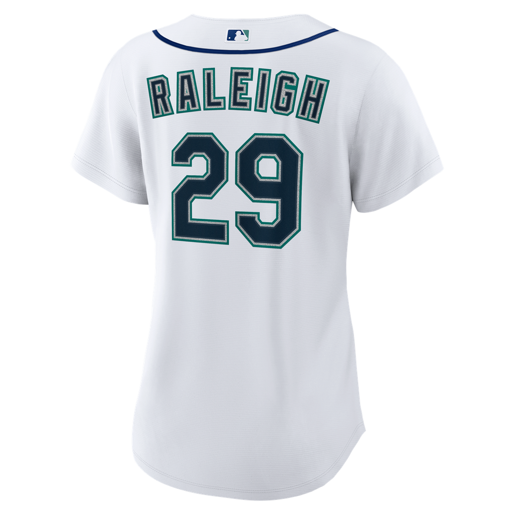 Cal Raleigh Seattle Mariners Women's Home Replica Jersey - White