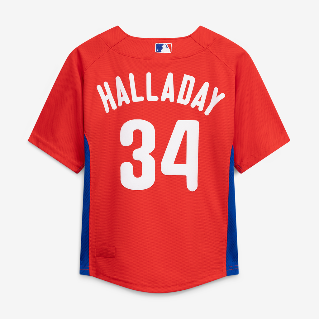 Roy Halladay Philadelphia Phillies Preschool Cooperstown Collection Mesh Batting Practice Jersey - Red