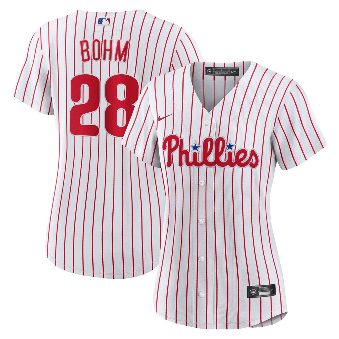 Alec Bohm Philadelphia Phillies Women's Home Replica Jersey - White