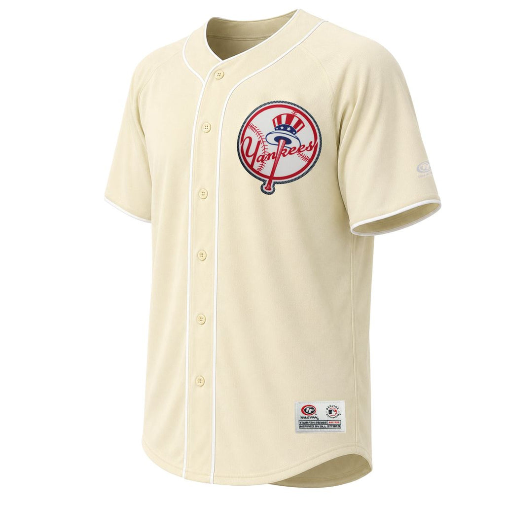 New York Yankees Stitches Fashion Jersey - Cream