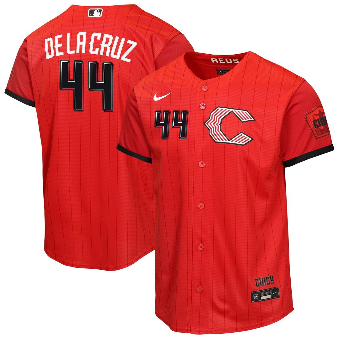 Elly De La Cruz Cincinnati Reds Youth 2026 City Connect Stadium Jersey - Red