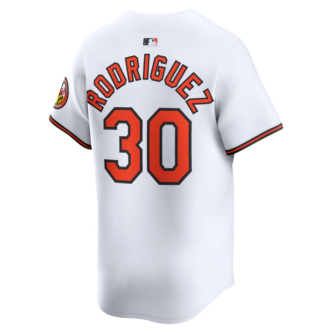 Grayson Rodriguez Baltimore Orioles Home Limited Player Jersey - White