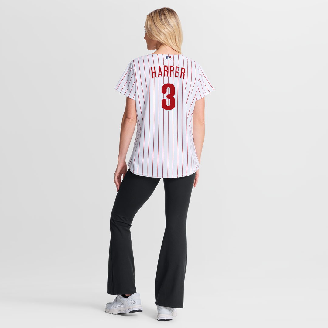 Bryce Harper Philadelphia Phillies Women's Alternate Replica Jersey - Cream