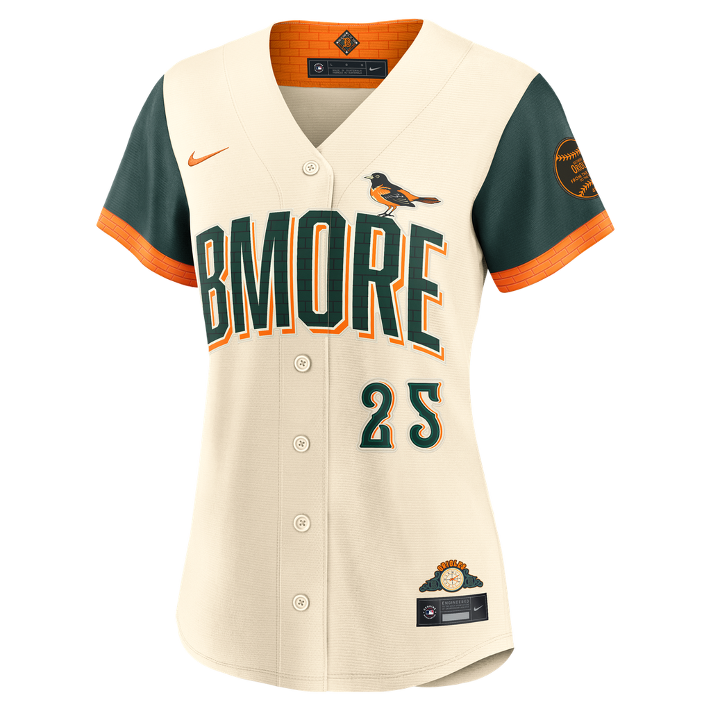 Pete Alonso Baltimore Orioles Women's 2026 City Connect Stadium Jersey - Cream