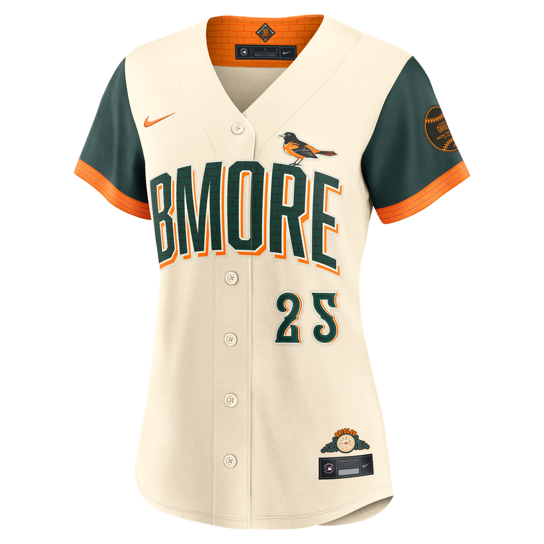 Pete Alonso Baltimore Orioles Women's 2026 City Connect Stadium Jersey - Cream