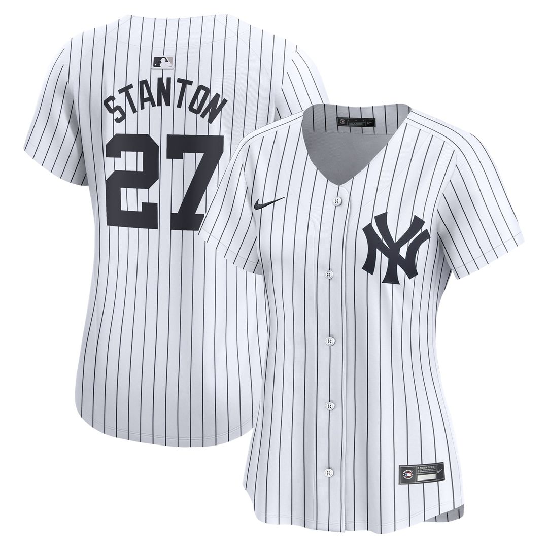 Giancarlo Stanton New York Yankees Women's Home Limited Player Jersey - White