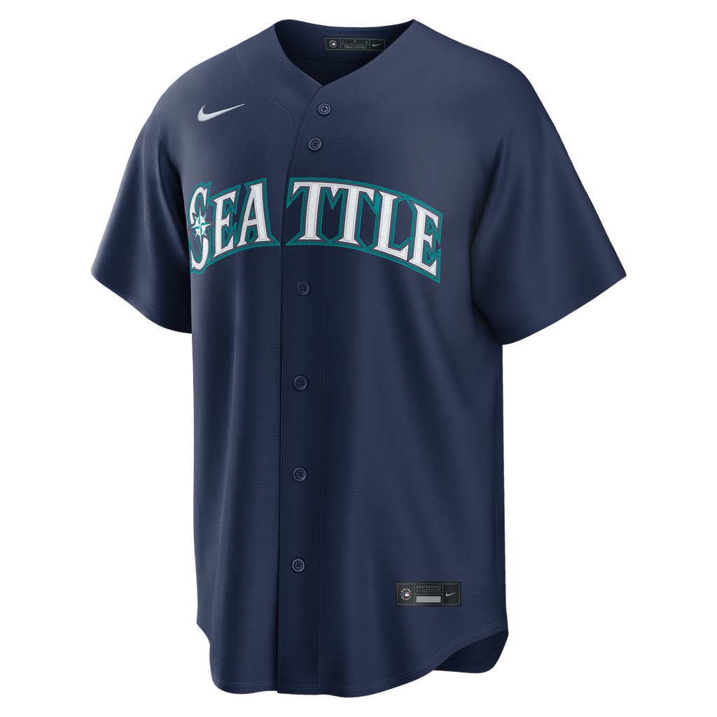 Cal Raleigh Seattle Mariners Alternate Replica Jersey - Teal