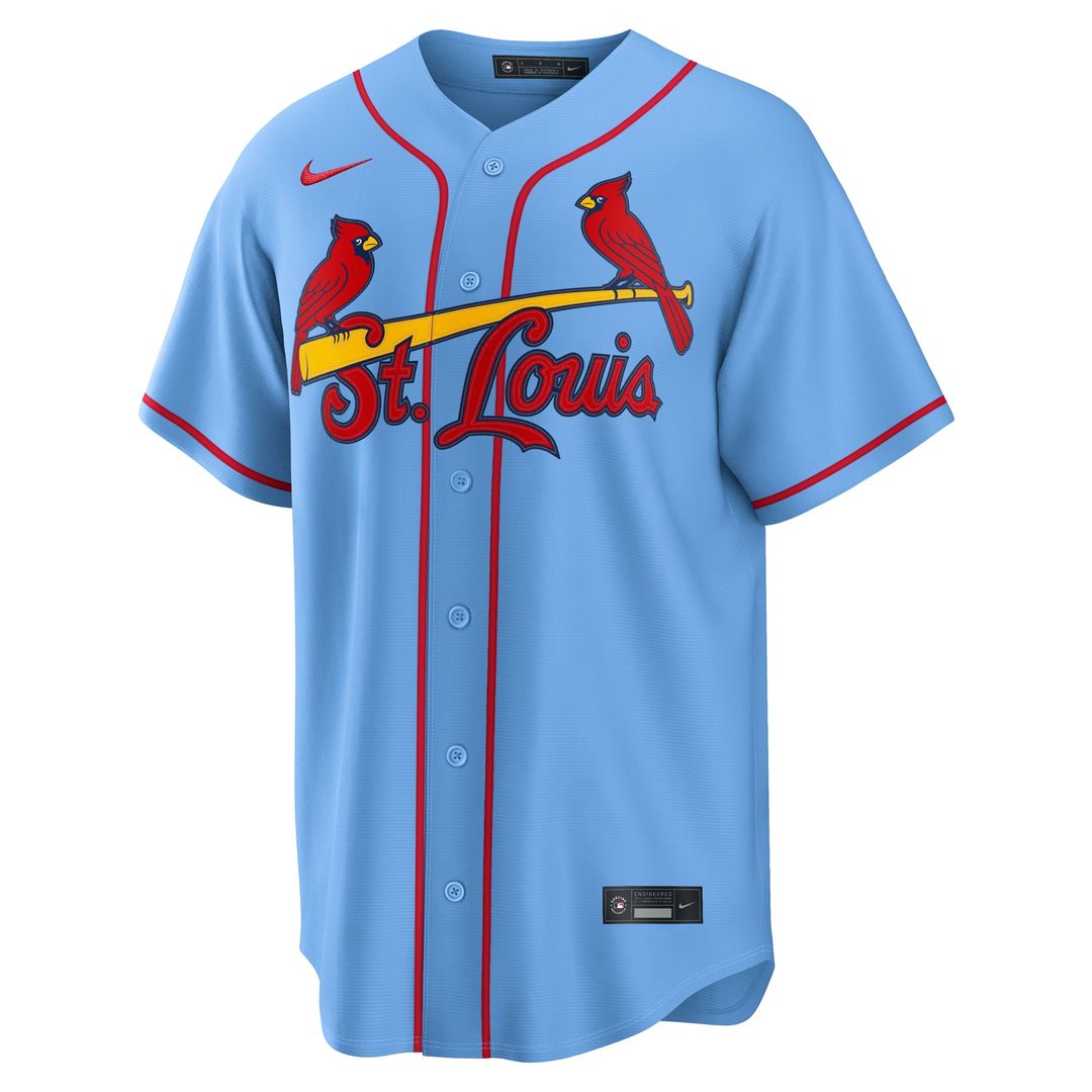 Masyn Winn St. Louis Cardinals Alternate Replica Jersey - Light Blue