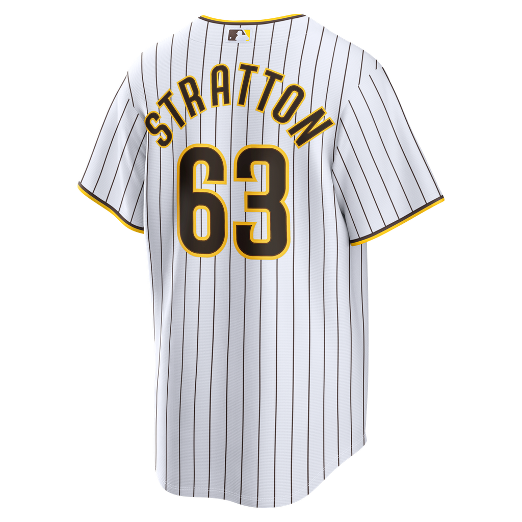 Hunter Stratton San Diego Padres Home Replica Jersey - White