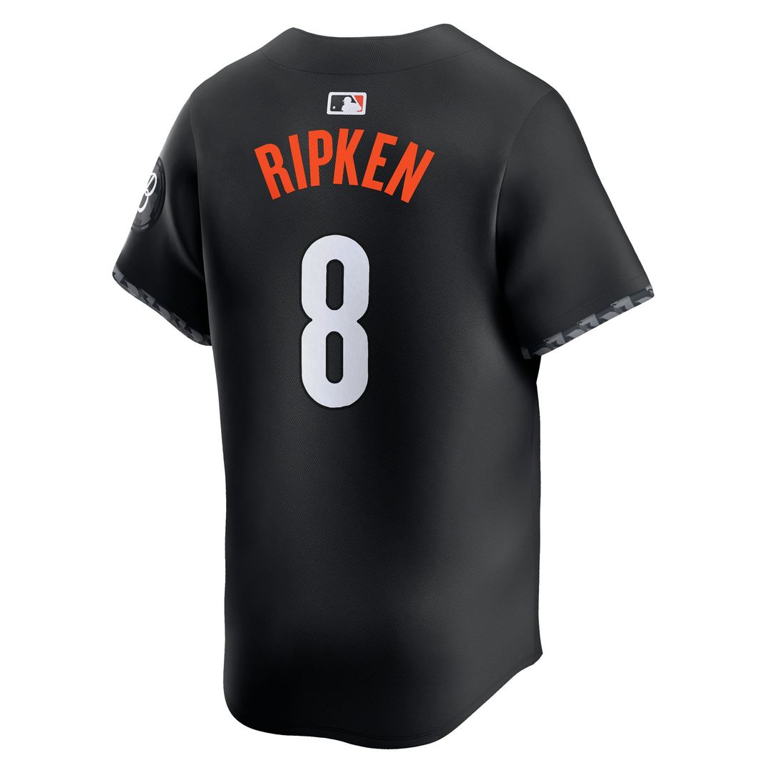 Cal Ripken Jr. Baltimore Orioles City Connect Limited Jersey - Black