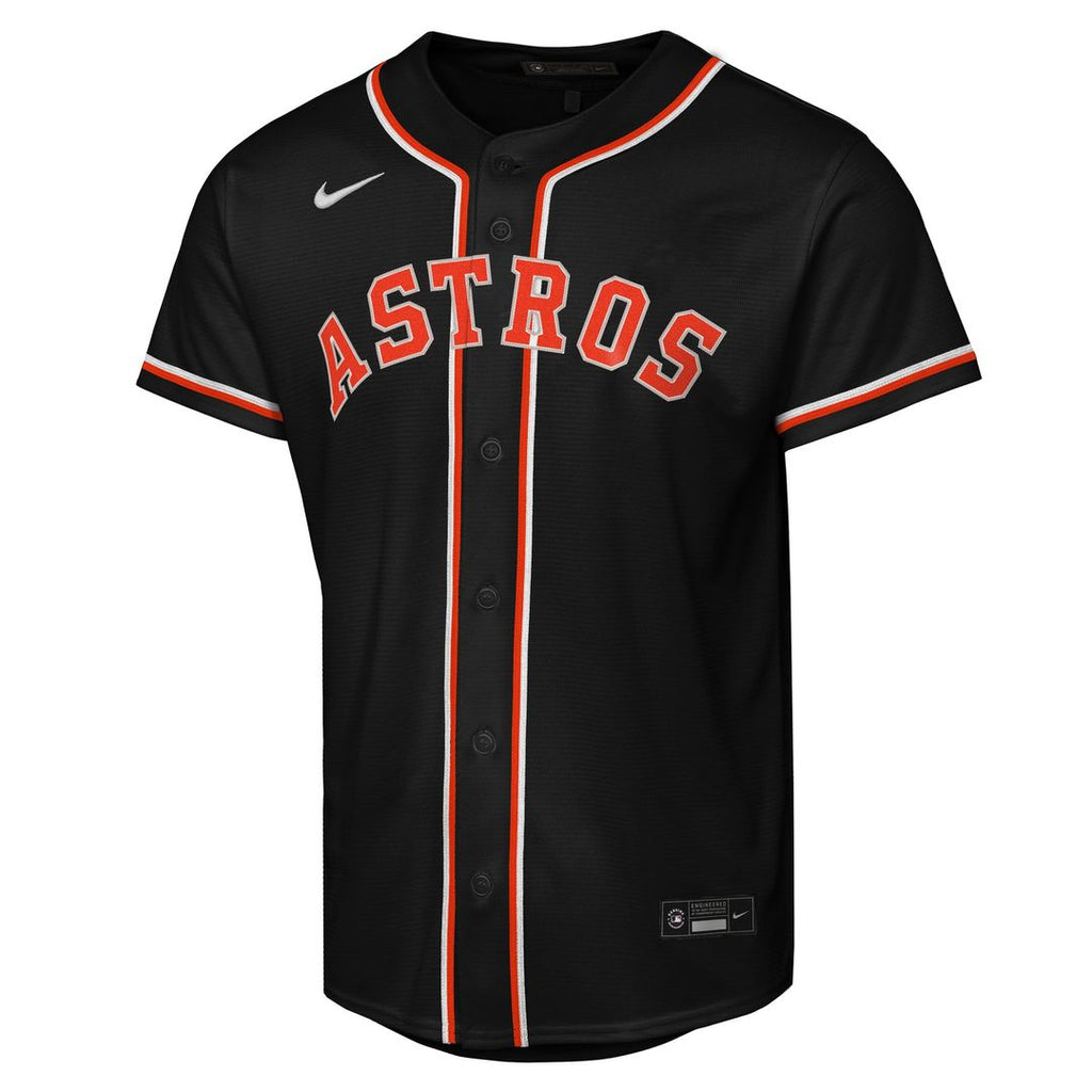 Jose Altuve Houston Astros Youth Fashion Replica Player Jersey - Black