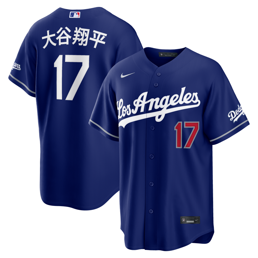 Shohei Ohtani Los Angeles Dodgers Kanji Alternate Stadium Jersey - Royal
