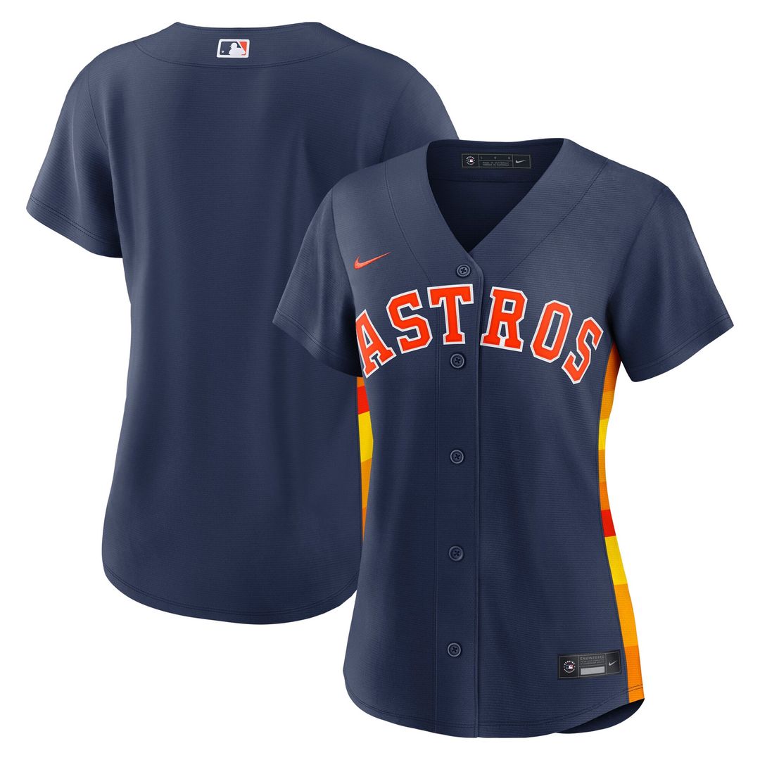 Houston Astros Women's Alternate 2 Replica Jersey - Navy