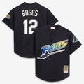 Wade Boggs Tampa Bay Rays Authentic Batting Practice Jersey - Black