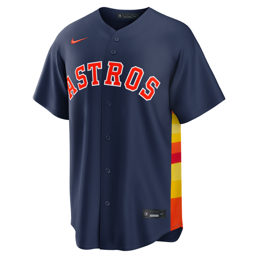 Jose Altuve Houston Astros Alternate 2 Replica Jersey - Navy