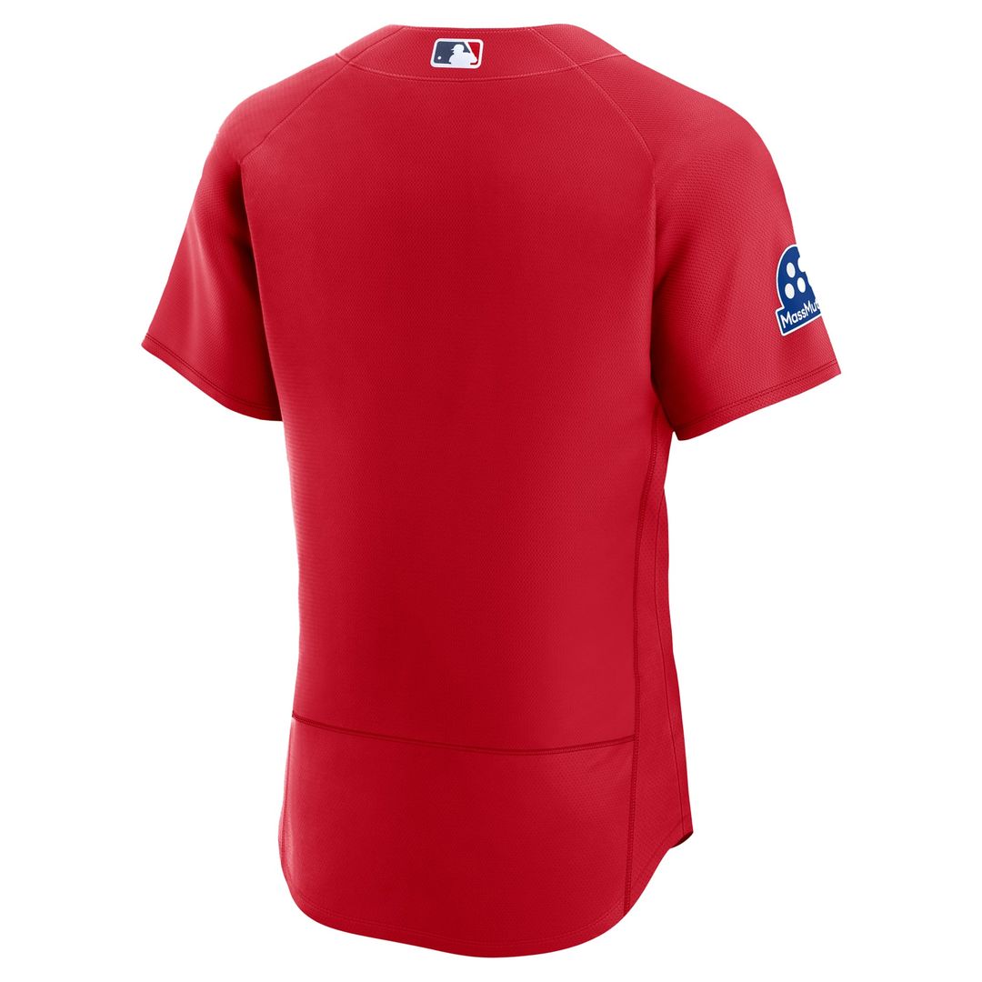 Boston Red Sox Alternate Sponsor Patch Authentic Jersey - Red