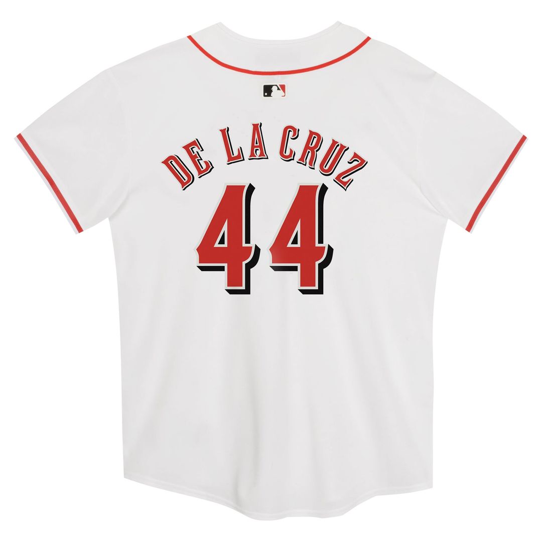 Elly De La Cruz Cincinnati Reds Preschool Home Game Jersey - White