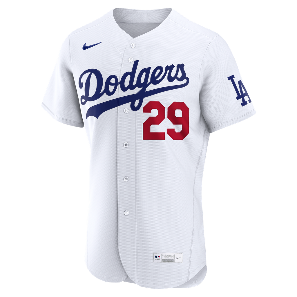Tarik Skubal Los Angeles Dodgers Home Authentic Jersey - White