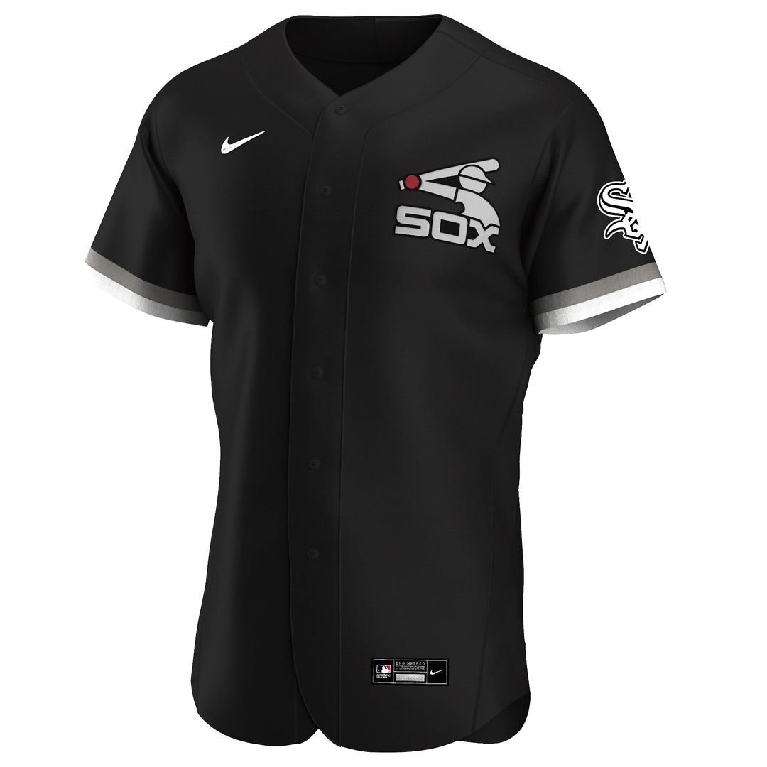 Chicago White Sox Alternate Authentic Team Jersey - Black