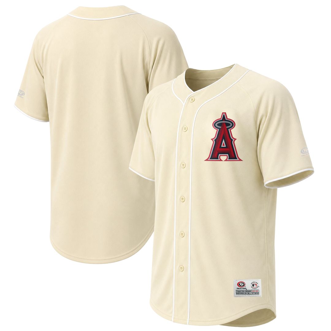 Los Angeles Angels Stitches Fashion Jersey - Cream