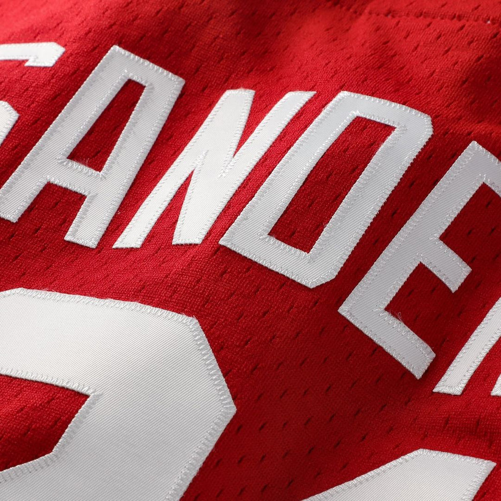 Deion Sanders Cincinnati Reds Cooperstown Mesh Batting Practice Button - Up Jersey - Red