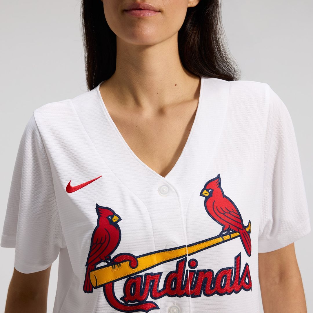 St. Louis Cardinals Women's Home Replica Team Jersey - White