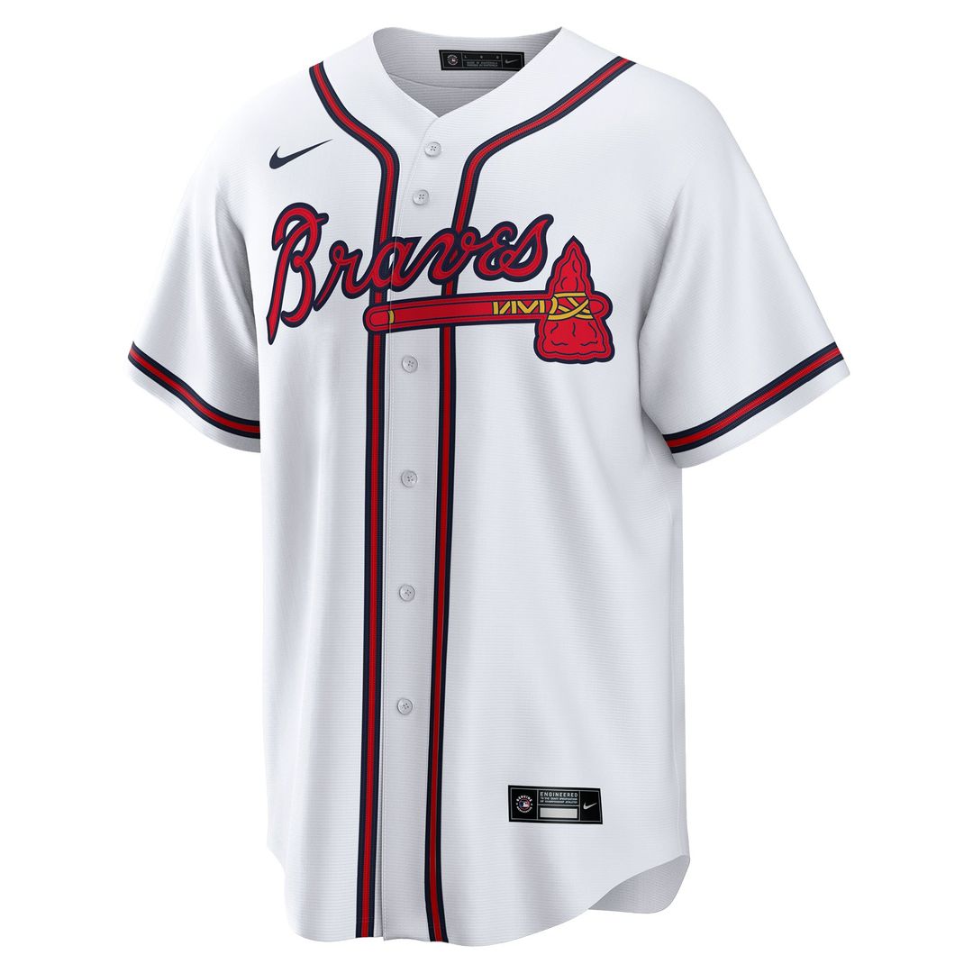 Joe Jiménez Atlanta Braves Home Replica Player Jersey - White