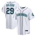 Cal Raleigh Seattle Mariners Home Stadium 50th Season Patch Jersey - White