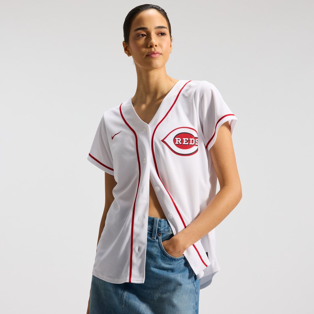Elly De La Cruz Cincinnati Reds Women's Home Replica Jersey - White
