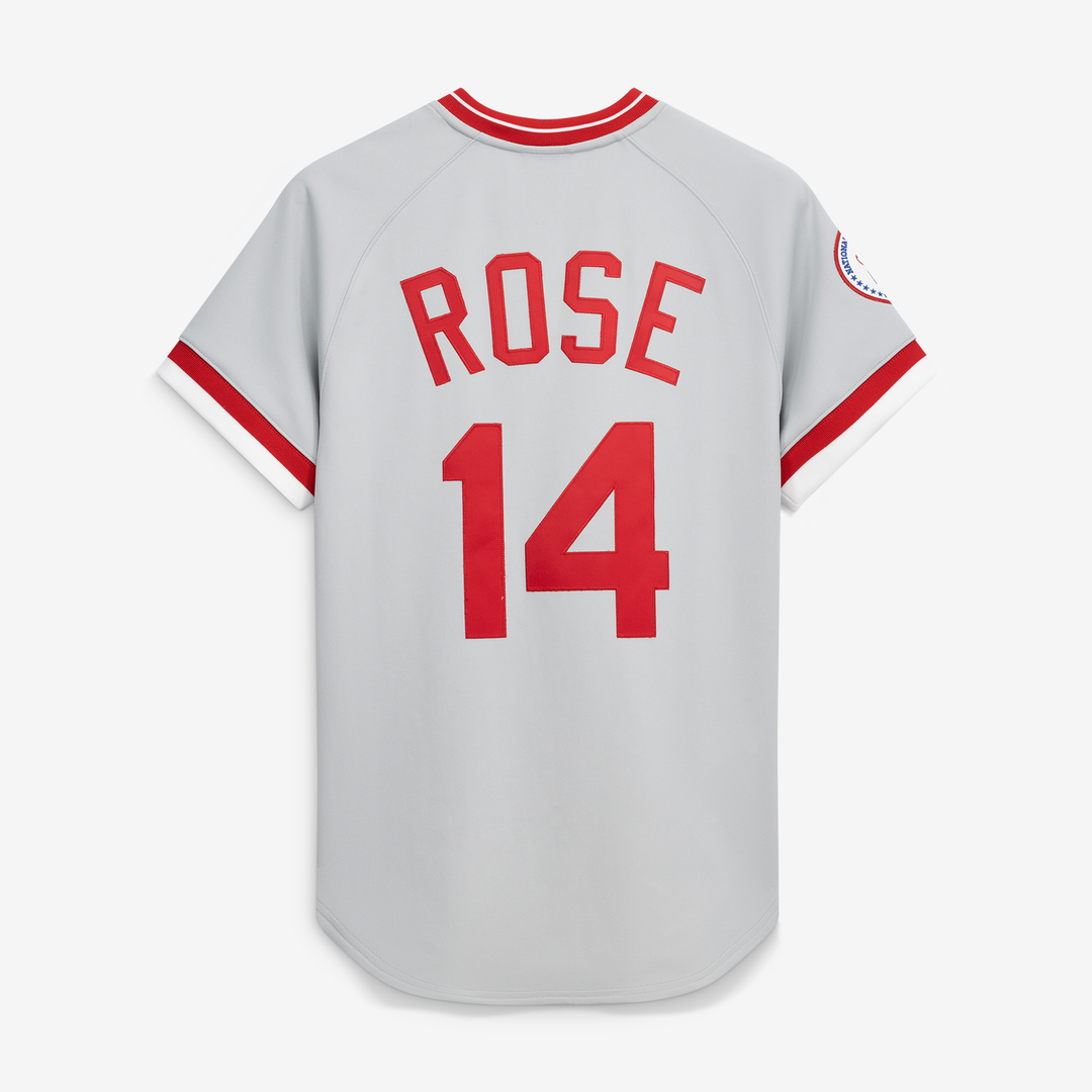 Pete Rose Cincinnati Reds 1976 Authentic Jersey - Gray