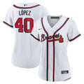 Reynaldo Lopez Atlanta Braves Women's Home Replica Jersey - White