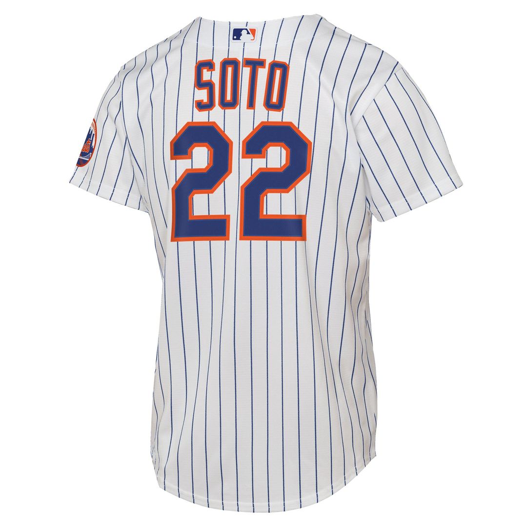 Juan Soto New York Mets Youth Home Stadium Jersey - White