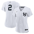 Derek Jeter New York Yankees Women's Home Retired Replica Jersey - White