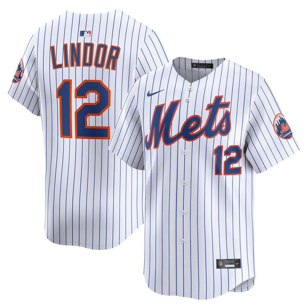 Francisco Lindor New York Mets Home Limited Jersey - White