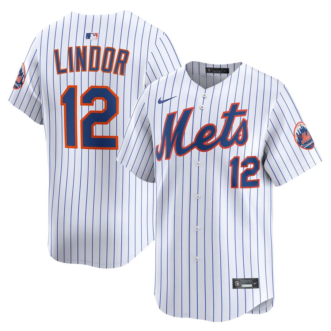 Francisco Lindor New York Mets Home Limited Jersey - White